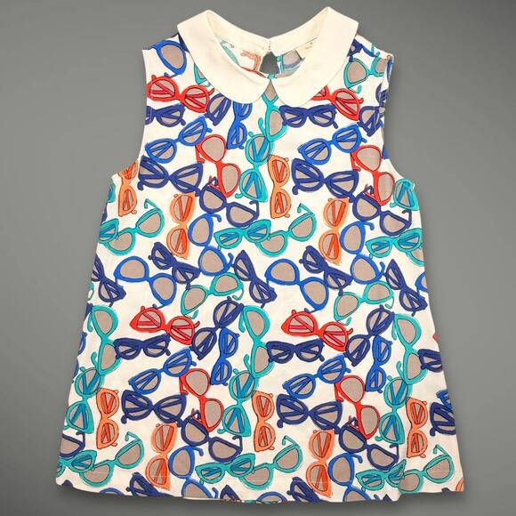 Kate Spade Girls 5/6 New York Sunnies Sunglasses Peter Pan Collar Shift Dress XS - Picture 1 of 4